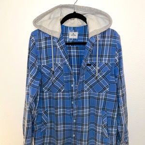 Rip Curl Flannel Hoodie